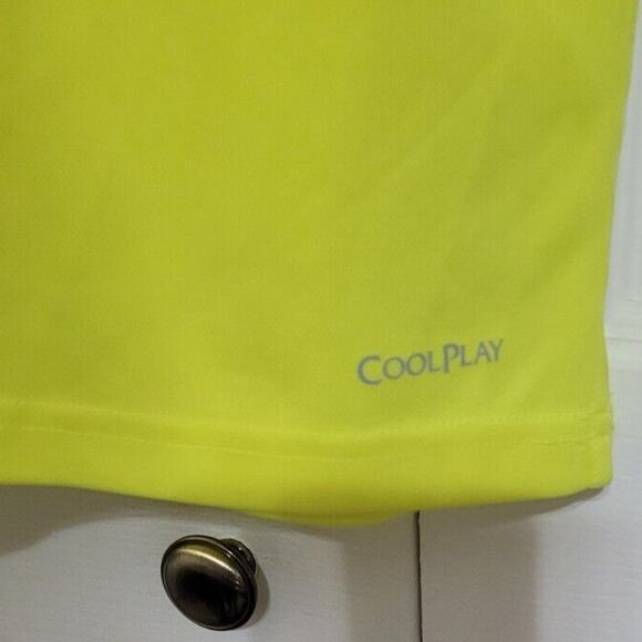 SB Tech CoolPlay Men's Performance Active Moisture Wicking Shirt, Yellow, XL - Picture 5 of 10